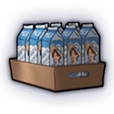 "Fresh milk cartons (3x3) illustration"