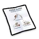 "Yoga instructions illustration"