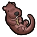 "Plush - Otter illustration"
