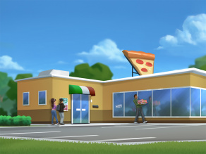 "Tony’s Pizza illustration"