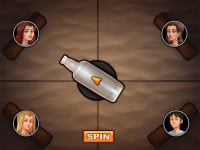 Spin the bottle minigame illustration