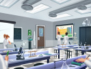 School first floor - Science classroom screen