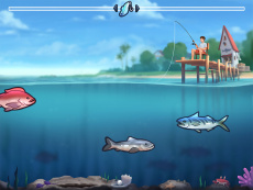 Fishing minigame illustration